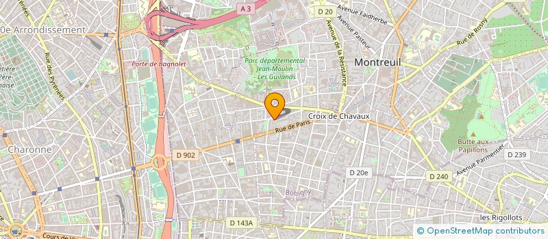 localisation de l'entreprise MINIVINI à MONTREUIL