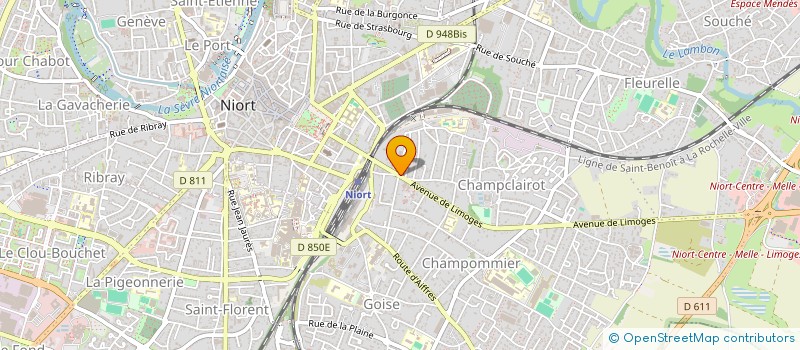 localisation de l'entreprise MINJIE MASSAGES à NIORT