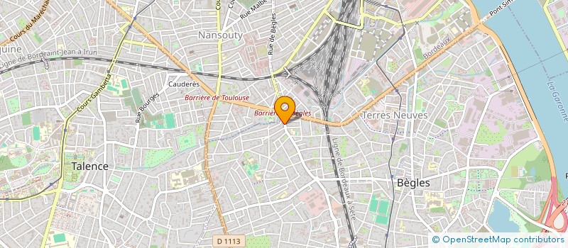localisation de l'entreprise MINJOT IMMOBILIER à BEGLES