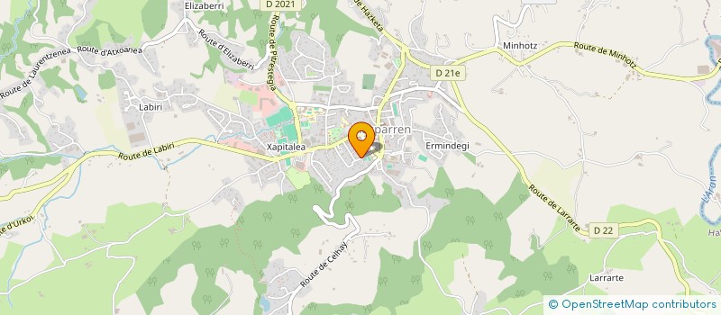 localisation de l'entreprise MINJOU à HASPARREN