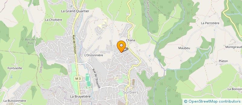 localisation de l'entreprise MINKA  SORBIERS