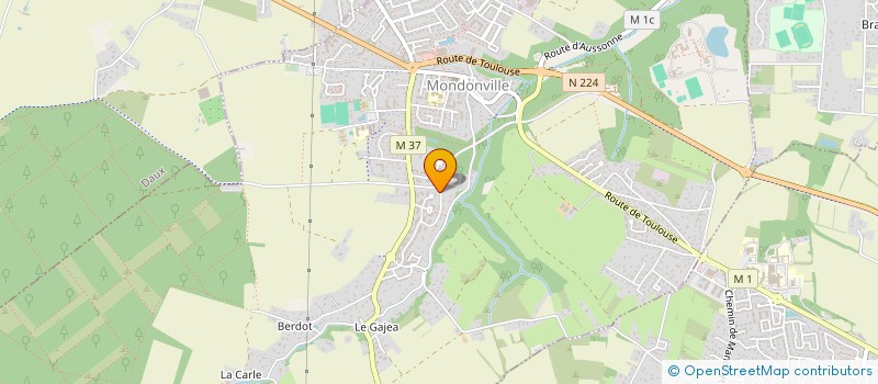 localisation de l'entreprise MINKUS  MONDONVILLE