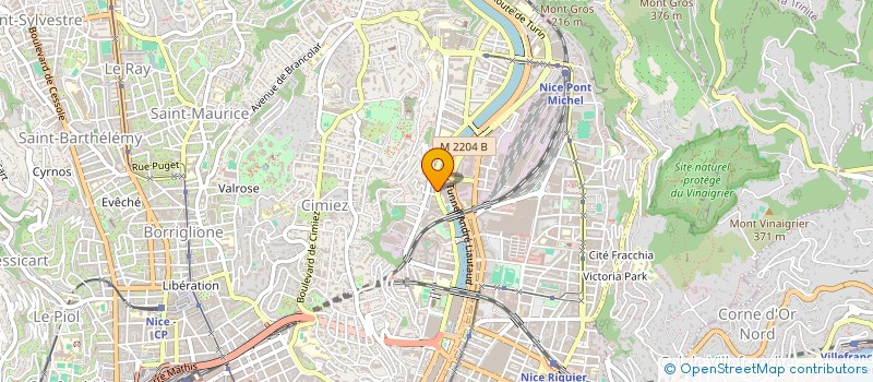 localisation de l'entreprise MINMIN  NICE
