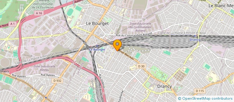 localisation de l'entreprise MINNA BAT à DRANCY