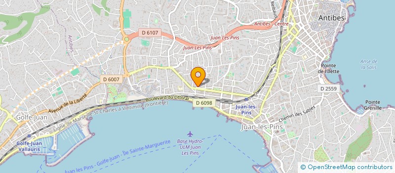 localisation de l'entreprise MINNARD UK à ANTIBES