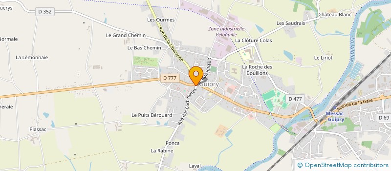 localisation de l'entreprise MINNE  GUIPRY-MESSAC