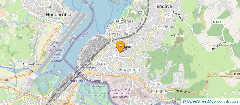 localisation de l'entreprise MINNE THIERRY à HENDAYE