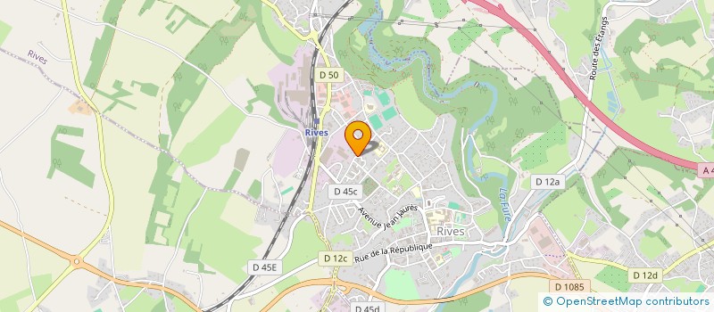 localisation de l'entreprise MINO  RIVES