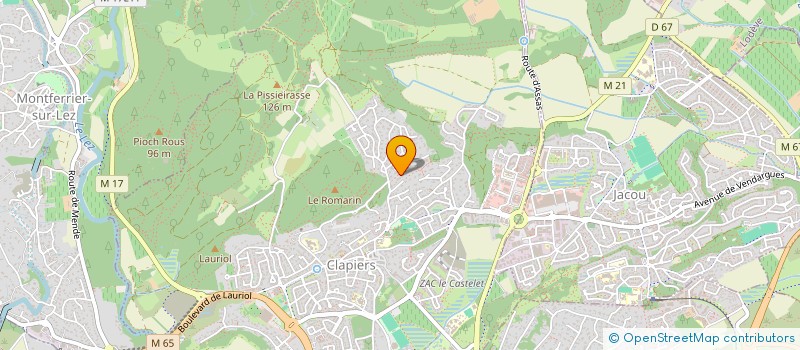 localisation de l'entreprise MINOCAULT CASTELNAU  CLAPIERS