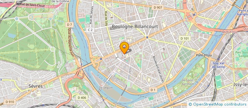 localisation de l'entreprise MINOEIL EURL à BOULOGNE-BILLANCOURT
