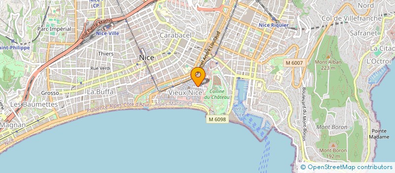 localisation de l'entreprise MINORITY à NICE