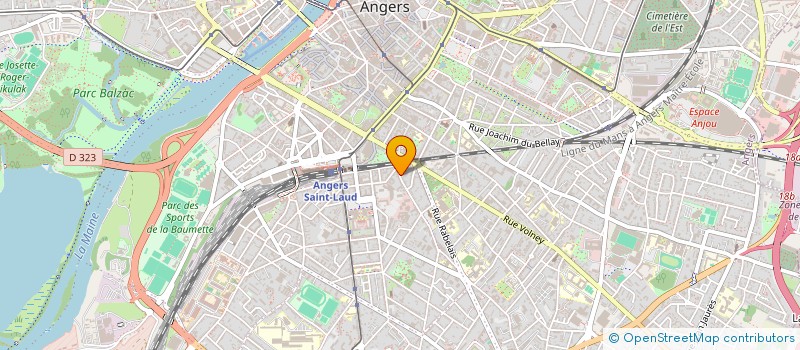 localisation de l'entreprise MINOS à ANGERS