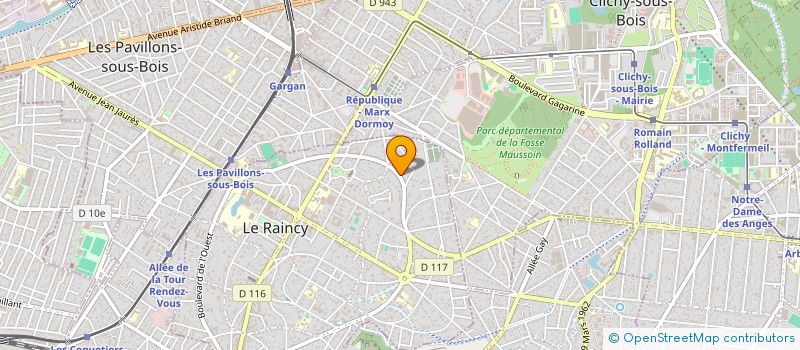 localisation de l'entreprise MINOS  LE RAINCY