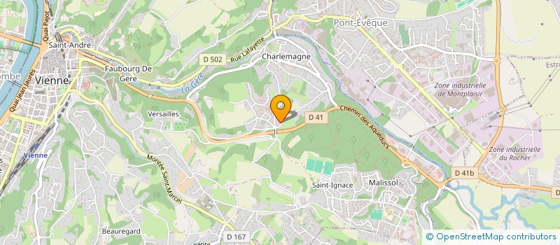 localisation de l'entreprise MINOS à VIENNE