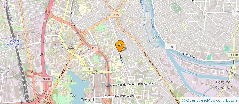 localisation de l'entreprise MINOS  CRETEIL