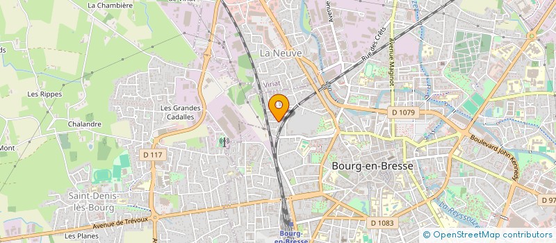 localisation de l'entreprise MINOS à BOURG-EN-BRESSE