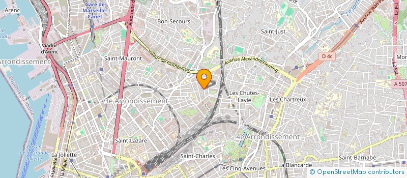 localisation de l'entreprise MINOT.ES TOUS AZIMUTS à MARSEILLE