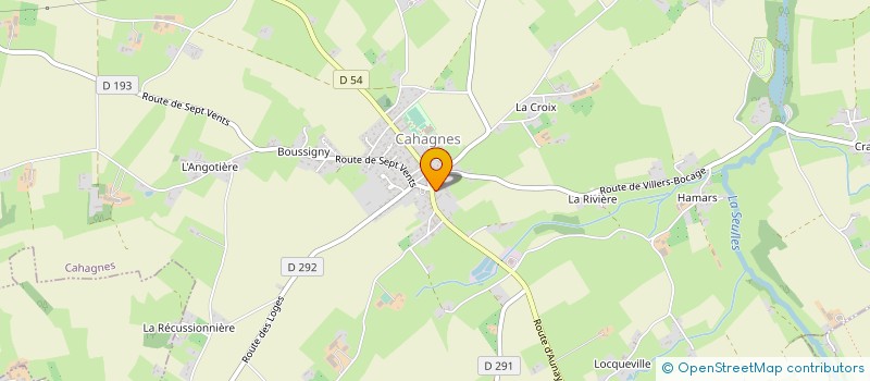 localisation de l'entreprise MINOTAURE  CAHAGNES