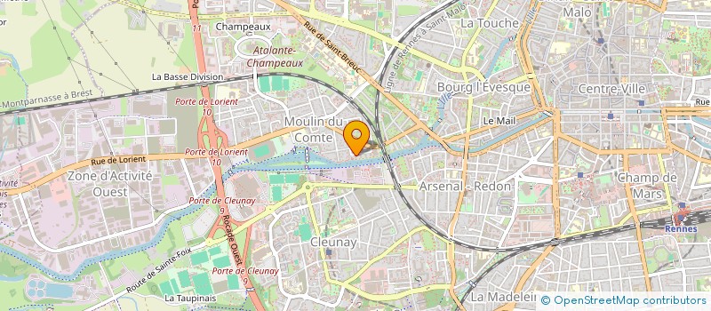localisation de l'entreprise MINOTEL à RENNES
