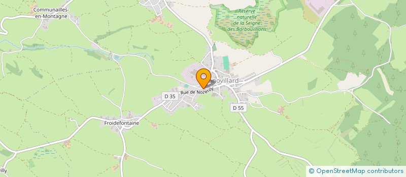 localisation de l'entreprise MINOTERIE CHEVALET FRERES à MIGNOVILLARD
