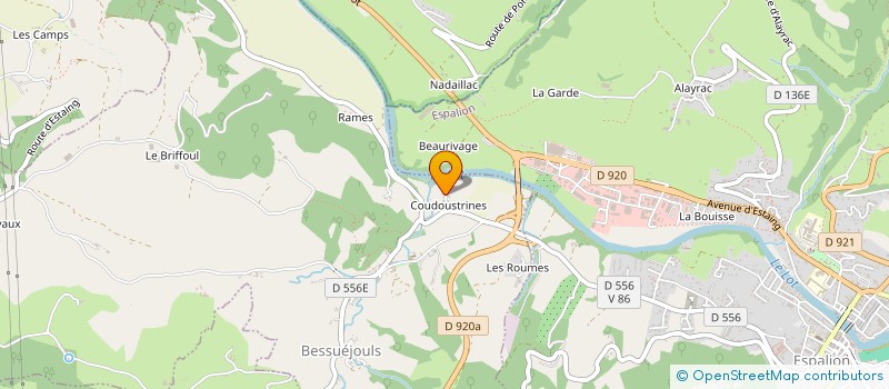 localisation de l'entreprise MINOTERIE DE COUDOUSTRINES à BESSUEJOULS