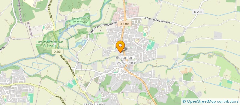localisation de l'entreprise MINOTERIE DES FONTAINES  BEAUMONT LES VALENCE