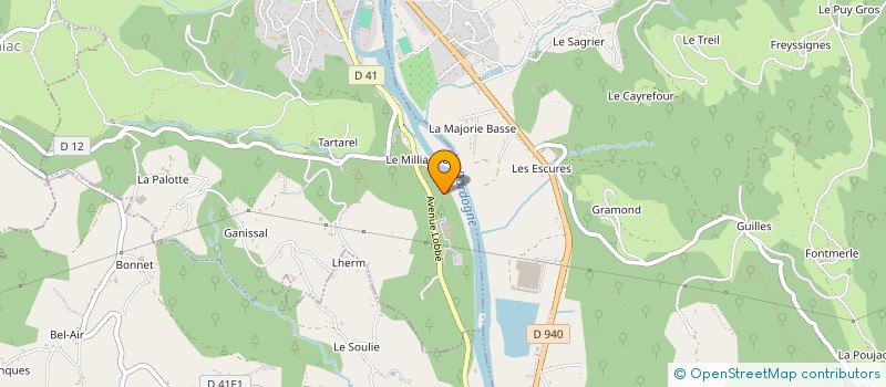 localisation de l'entreprise MINOTERIE DOM  BEAULIEU-SUR-DORDOGNE