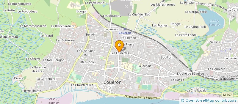localisation de l'entreprise MINOTERIE DOUCET à COUERON