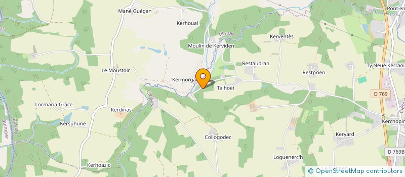 localisation de l'entreprise MINOTERIE DREAN  CLEGUER