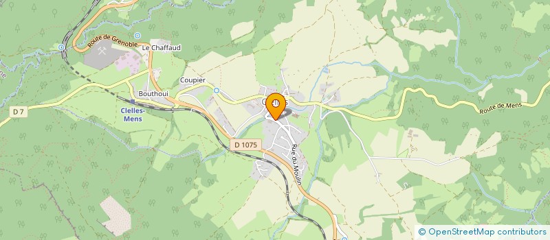 localisation de l'entreprise MINOTERIE DU TRIEVES CORREARD ET FILS à CLELLES