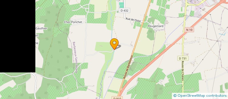 localisation de l'entreprise MINOTERIE EPAILLARD  BARBEZIEUX-SAINT-HILAIRE