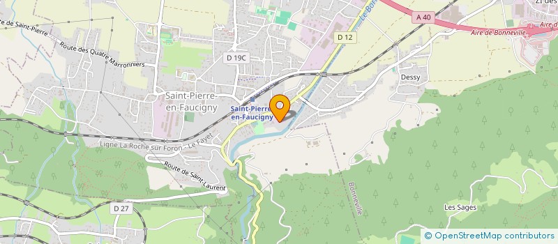 localisation de l'entreprise MINOTERIE METRAL  SAINT-PIERRE-EN-FAUCIGNY