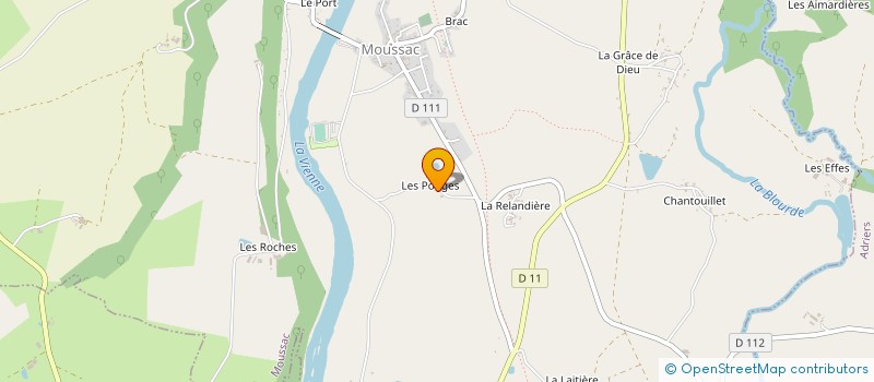 localisation de l'entreprise MINOTERIE MOREAU ET FILS à LE VIGEANT