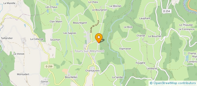 localisation de l'entreprise MINOTERIE VERDIER BERNARD à LA CHAPELLE AGNON