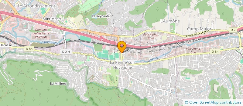 localisation de l'entreprise MINOU  LA PENNE-SUR-HUVEAUNE