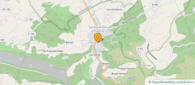 localisation de l'entreprise MINOUS SANS FAMILLE  EVENOS