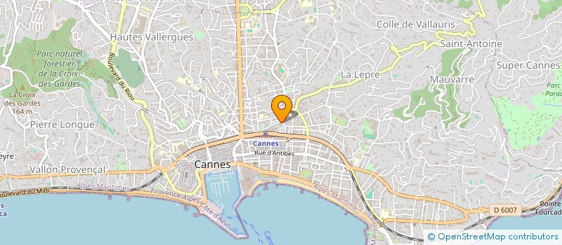 localisation de l'entreprise MINSER PROJETS à CANNES