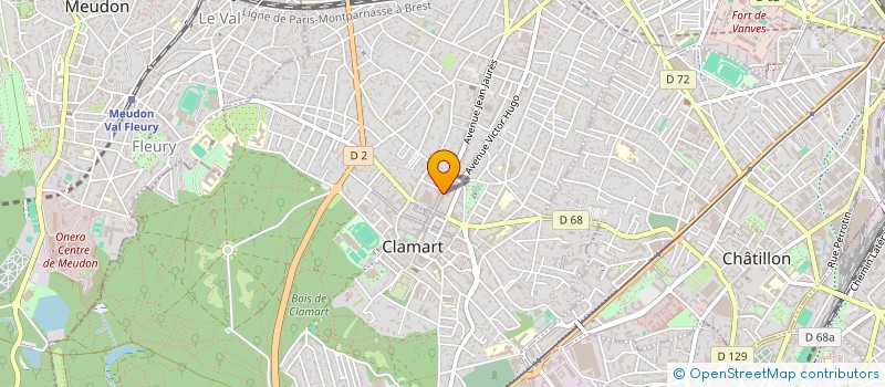 localisation de l'entreprise MINSK à CLAMART
