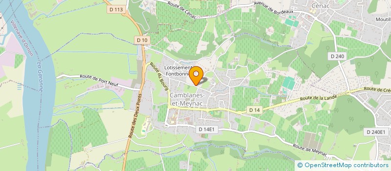 localisation de l'entreprise MINT MARKETING  CAMBLANES-ET-MEYNAC