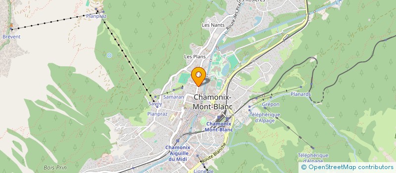 localisation de l'entreprise MINT SERVICES  CHAMONIX-MONT-BLANC