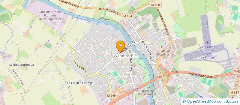 localisation de l'entreprise MINT THERAPY  WAMBRECHIES