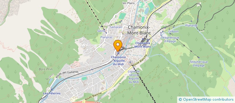 localisation de l'entreprise MINTH à CHAMONIX-MONT-BLANC