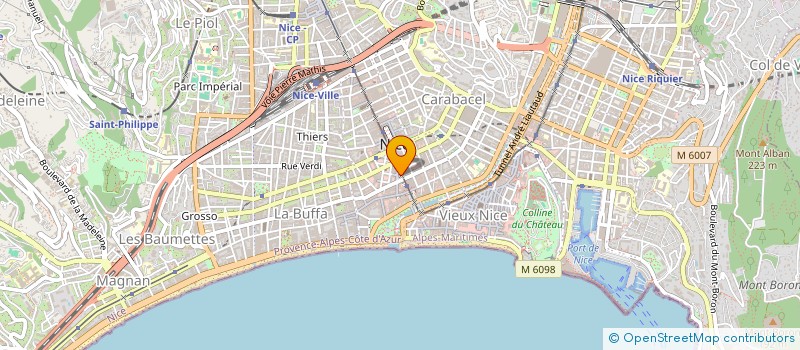 localisation de l'entreprise MINU IMMO  NICE