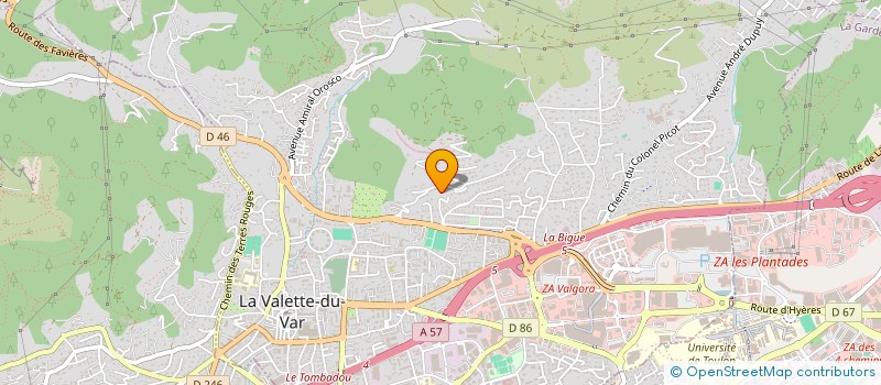 localisation de l'entreprise MINUIT 10 PRODUCTIONS à LA VALETTE-DU-VAR