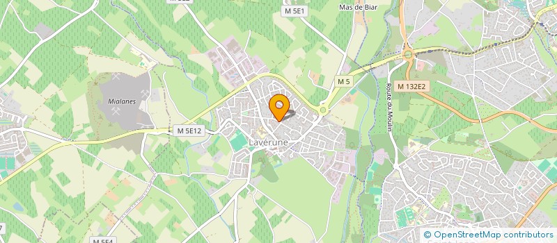 localisation de l'entreprise MINUIT  LAVERUNE