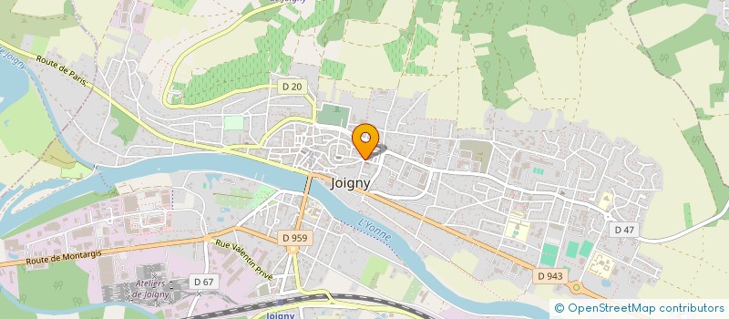 localisation de l'entreprise MINUIT BLANCHE à JOIGNY