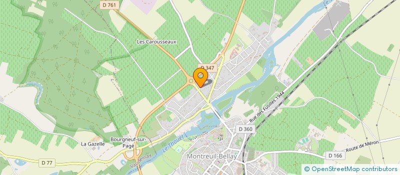 localisation de l'entreprise MINUIT QUINZE  MONTREUIL-BELLAY