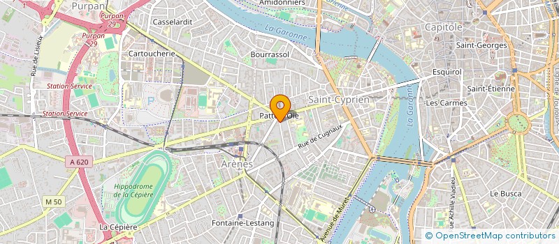 localisation de l'entreprise MINUIT UNE  TOULOUSE