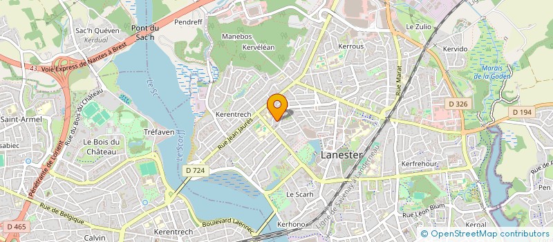 localisation de l'entreprise MINUS ET CO  LANESTER