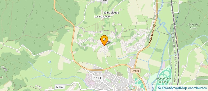 localisation de l'entreprise MINUS RINGO à CLUNY